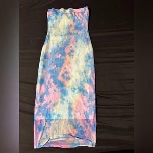Strapless Midi Dress